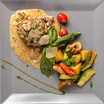 Filetto di manzo mit grüner Pfeffersauce
